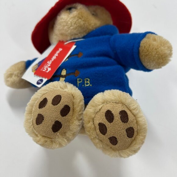 Paddington Bear Plush Stuffed Animal Classic Blue Coat Red Hat Collectible Toy - Picture 2 of 8